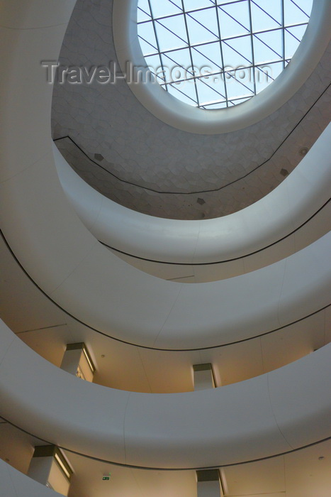 saudi-arabia249: Dhahran, Eastern Province, Saudi Arabia: King Abdulaziz Center for World Culture (Ithra) - elegant curves of the central atrium - photo by M.Torres - (c) Travel-Images.com - Stock Photography agency - Image Bank