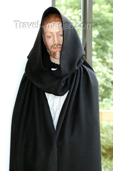 scot105: Jedburgh, Borders, Scotland: Jedburgh Abbey Museum Display - Augustinian monk - photo by C.McEachern - (c) Travel-Images.com - Stock Photography agency - Image Bank