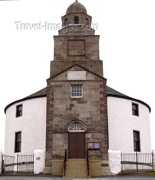scot183: Scotland - Islay Island - Bowmore, Inner Hebrides - Argyll and Bute council: the Round Church, Church of Scotland, Parish of Kilarrow - photo by C.McEachern - (c) Travel-Images.com - Stock Photography agency - Image Bank