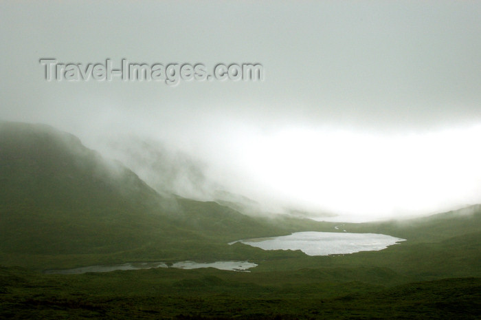 scot203: Scotland - Inner Hebrides - Mull Island: scenic view of a fog shrouded valley - photo by C.McEachern - (c) Travel-Images.com - Stock Photography agency - Image Bank