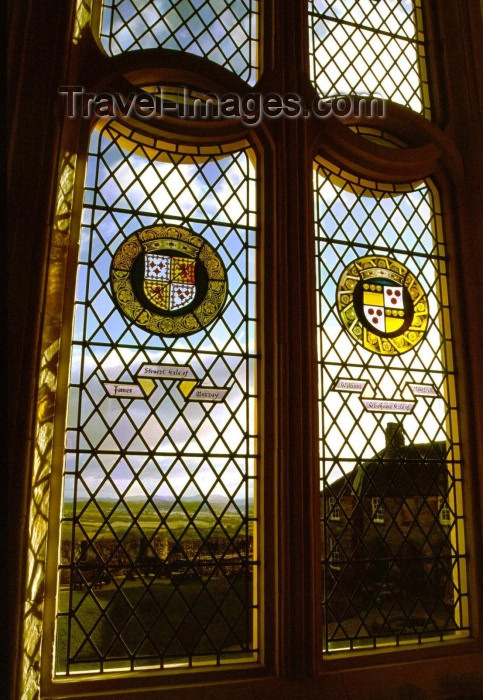 scot40: Scotland - Stirling: St Clair Window - Chapel Royal - Stirling Castle - Saint Clair - stained glass - photo by F.Rigaud - (c) Travel-Images.com - Stock Photography agency - Image Bank