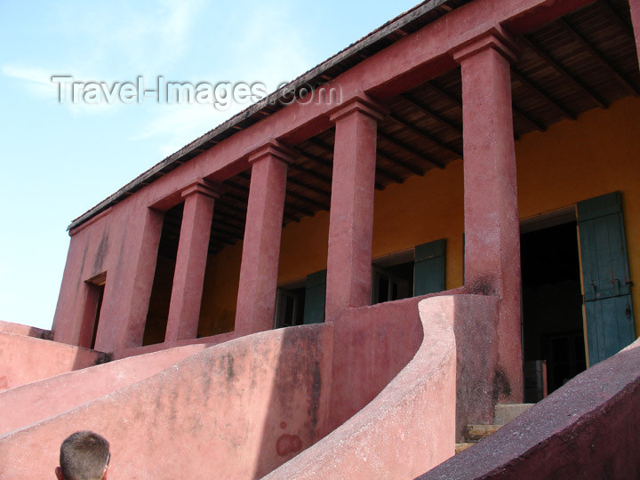 senegal40: Senegal - Gorée Island - House of Slaves - stairs - UNESCO world heritage site - photo by G.Frysinger - (c) Travel-Images.com - Stock Photography agency - Image Bank