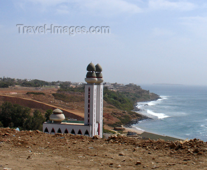 senegal58: Senegal - Dakar - sea side - Mamelle Mosque on Plage d'Ouakam - photo by G.Frysinger - (c) Travel-Images.com - Stock Photography agency - Image Bank