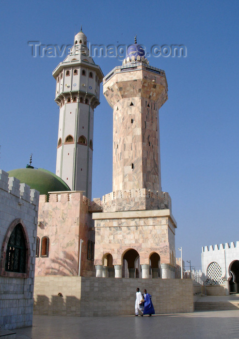 senegal84: Senegal - Touba - Great mosque - two minarets - photo by G.Frysinger - (c) Travel-Images.com - Stock Photography agency - Image Bank