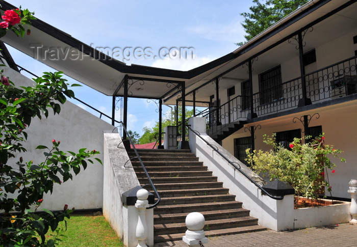 seychelles81: Mahe, Seychelles: Victoria - stairs at the Supreme Court - photo by M.Torres - (c) Travel-Images.com - Stock Photography agency - Image Bank