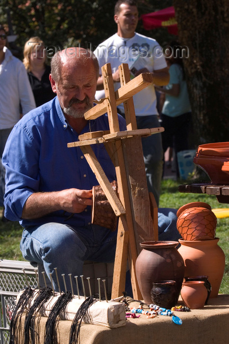 slovenia125: Slovenia - Lipica / Lipizza - Goriska region: Lipica stud farm - Craft fair during an special open day - artisan - photo by I.Middleton - (c) Travel-Images.com - Stock Photography agency - Image Bank