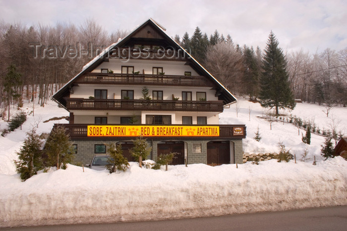 slovenia206: Slovenia - Family run guesthouse near Bohinj Lake - Bed and Breakfast - photo by I.Middleton - (c) Travel-Images.com - Stock Photography agency - Image Bank