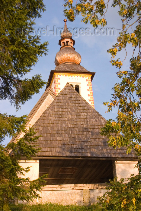 slovenia213: Slovenia - Ribcev Laz - St John's church - Bohinj Lake - photo by I.Middleton - (c) Travel-Images.com - Stock Photography agency - Image Bank