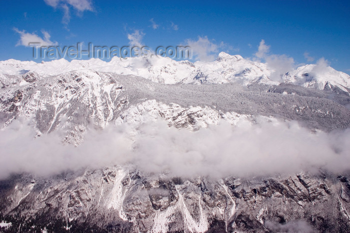 slovenia228: Slovenia - Triglav Plateau - View of Julian Alps from Vogel Cablecar Upper Station - postaja Rjava skala - photo by I.Middleton - (c) Travel-Images.com - Stock Photography agency - Image Bank