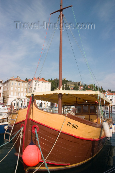 slovenia308: Slovenia - Piran: wooden boat -  harbour, Adriatic coast - photo by I.Middleton - (c) Travel-Images.com - Stock Photography agency - Image Bank