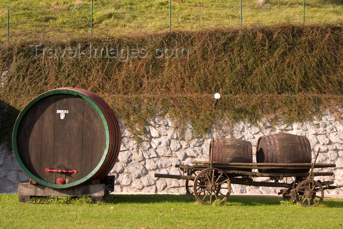 slovenia316: Slovenia - Wine roads on outskirts of Brezice - barrels - Lower Carniola / Dolenjska region - photo by I.Middleton - (c) Travel-Images.com - Stock Photography agency - Image Bank