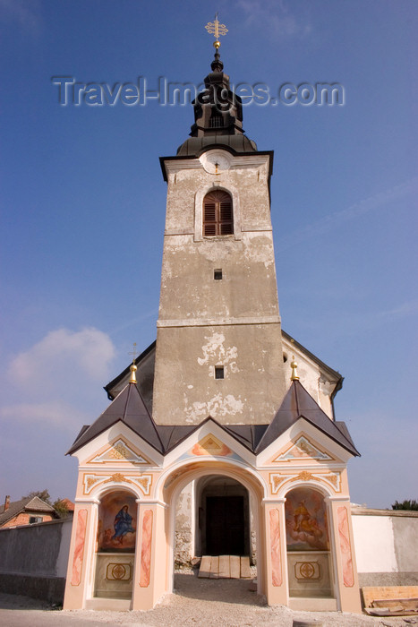slovenia338: Slovenia - Jance: Upper Carniola / Gorenjska - Church in the small hilltop village of Jance, on the eastern outskirts of Ljubljana - photo by I.Middleton - (c) Travel-Images.com - Stock Photography agency - Image Bank