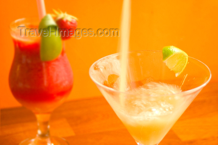 slovenia35: Cocktail being poured in cafe / bar Bistro Ambient, Ljubljana , Slovenia - photo by I.Middleton - (c) Travel-Images.com - Stock Photography agency - Image Bank