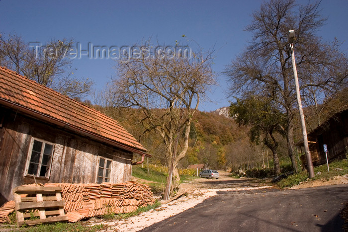 slovenia359: Slovenia - Region along the Kolpa River, southern Slovenia - rural road - photo by I.Middleton - (c) Travel-Images.com - Stock Photography agency - Image Bank