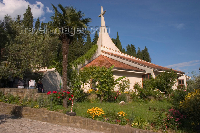 slovenia381: Slovenia - Portoroz: Church in shape of boat sail - photo by I.Middleton - (c) Travel-Images.com - Stock Photography agency - Image Bank