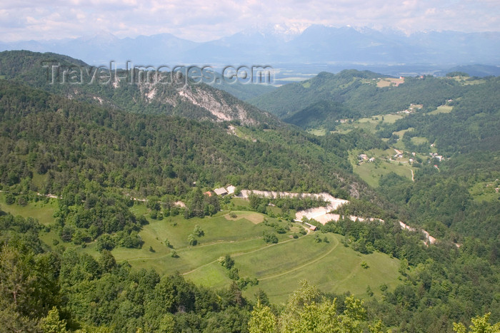 slovenia391: Slovenia - Grmada mountain: view towards the valley - photo by I.Middleton - (c) Travel-Images.com - Stock Photography agency - Image Bank
