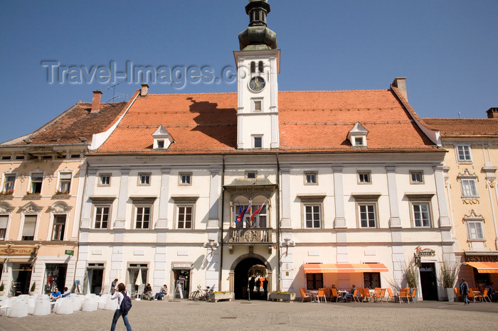 slovenia435: Renaissance City Hall or Rotovz - Glavni Trg, Maribor, Slovenia - photo by I.Middleton - (c) Travel-Images.com - Stock Photography agency - Image Bank