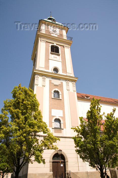 slovenia442: tower of St John's Carthedral - Stolnica, Slomskov Trg , Maribor, Slovenia - photo by I.Middleton - (c) Travel-Images.com - Stock Photography agency - Image Bank