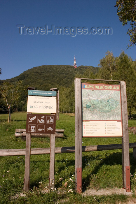 slovenia483: Start of the trail to the 960m summit of Boc near Rogaska Slatina, Slovenia - (c) Travel-Images.com - Stock Photography agency - Image Bank