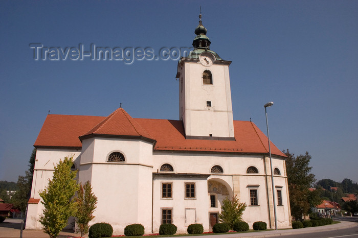 slovenia495: Church in Smarje pri Jelsah - side view, Slovenia - photo by I.Middleton - (c) Travel-Images.com - Stock Photography agency - Image Bank