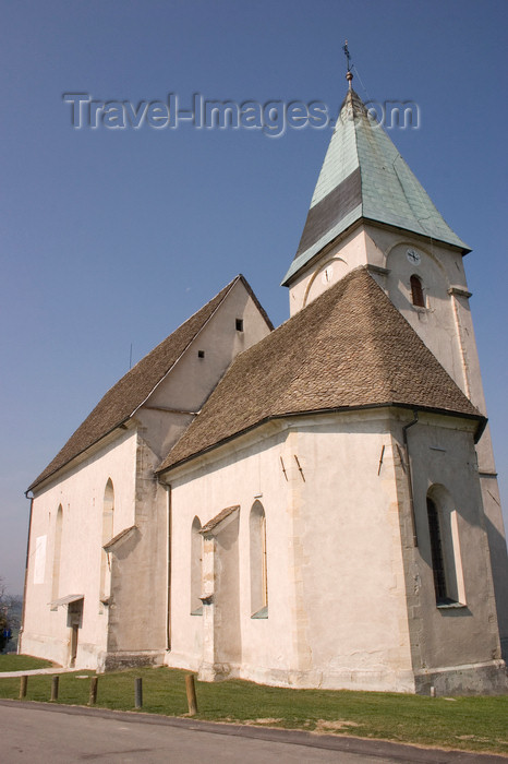 slovenia500: Church of Saint Rok near Smarje pri Jelsah - beginning of the way of the cross pilgrimage trail, Slovenia- photo by I.Middleton - (c) Travel-Images.com - Stock Photography agency - Image Bank