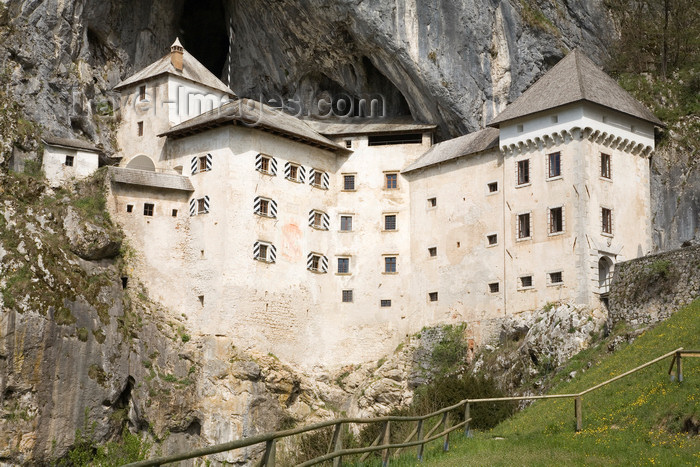 slovenia526: Predjama castle - wedged tight into a crevasse, Slovenia - photo by I.Middleton - (c) Travel-Images.com - Stock Photography agency - Image Bank