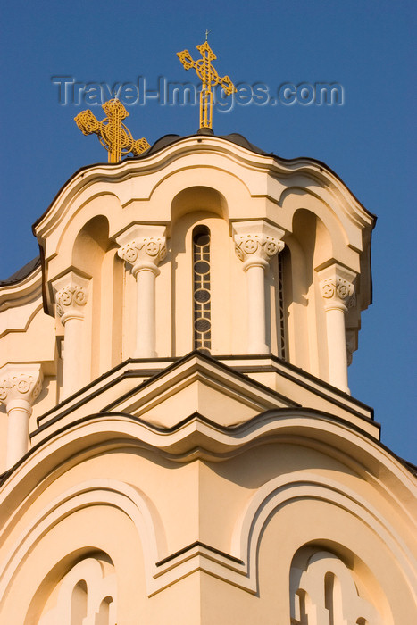 slovenia54: Serbian Orthodox church of St Cyril and Methodius - detail, Ljubljana, Slovenia - photo by I.Middleton - (c) Travel-Images.com - Stock Photography agency - Image Bank