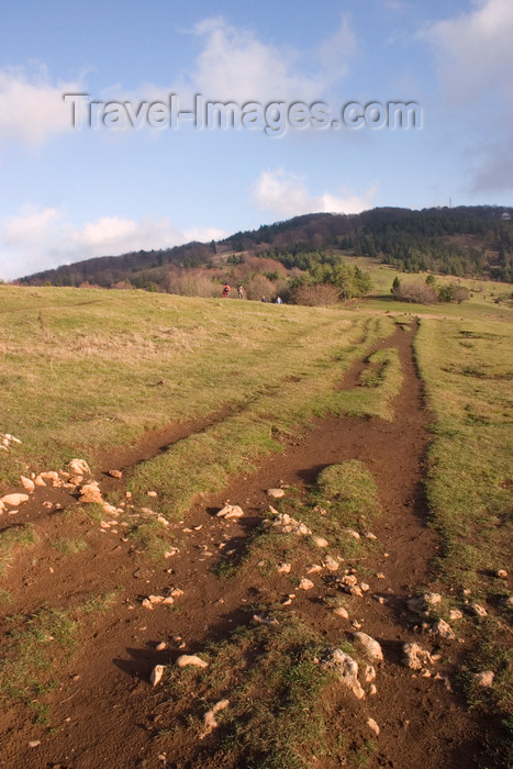 slovenia585: Slovenia - Cerknica municipality: tracks and hikers on Slivnica Mountain - photo by I.Middleton - (c) Travel-Images.com - Stock Photography agency - Image Bank