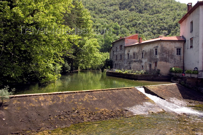 slovenia589: Slovenia - Vipava / Wippach / Vipacco village and wine region - levee - photo by I.Middleton - (c) Travel-Images.com - Stock Photography agency - Image Bank