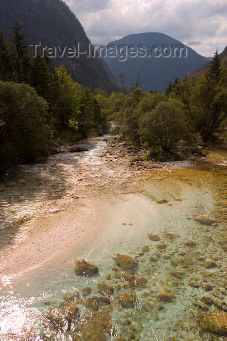 slovenia603: Slovenia - The Soca Valley - Soca / Isonzo / Sontig river - photo by I.Middleton - (c) Travel-Images.com - Stock Photography agency - Image Bank