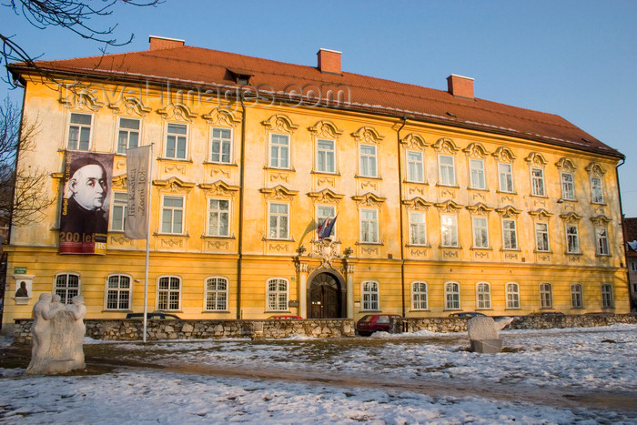 slovenia64: Gruber Palace / Gruberjeva palaca, designed by the Jesuit engineer Gabriel Gruber - National Archives of Slovenia - Narodni arhiv Slovenije, Ljubljana, Slovenia - photo by I.Middleton - (c) Travel-Images.com - Stock Photography agency - Image Bank