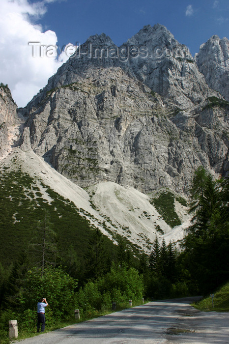 slovenia649: Slovenia - peaks of the Julian Alps seen from Vrsic pass - photo by I.Middleton - (c) Travel-Images.com - Stock Photography agency - Image Bank