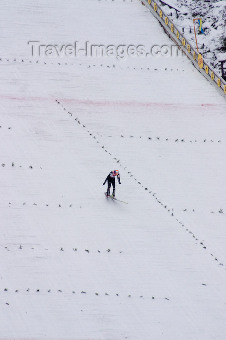 slovenia682: Planica ski jumping championships - on the ramp, Slovenia - photo by I.Middleton - (c) Travel-Images.com - Stock Photography agency - Image Bank