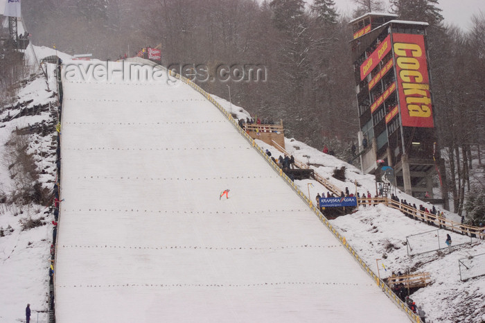 slovenia683: Planica ski jumping championships, Letalnica, Slovenia - photo by I.Middleton - (c) Travel-Images.com - Stock Photography agency - Image Bank