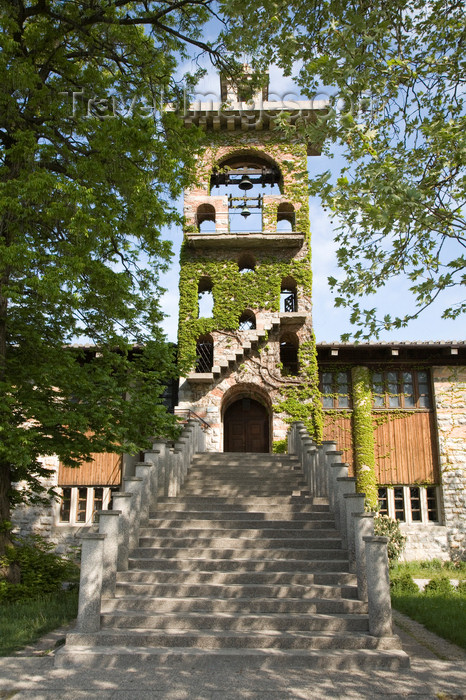 slovenia712: Slovenia - Ljubljana: Saint Michael's Church, Crna vas - stairway - photo by I.Middleton - (c) Travel-Images.com - Stock Photography agency - Image Bank