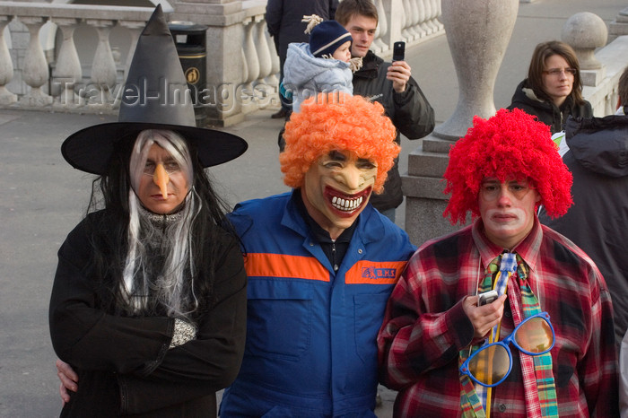 slovenia722: Slovenia - Ljubliana: Pust - traditional celebration where people dress up to scare off the winter and welcome the spring - photo by I.Middleton - (c) Travel-Images.com - Stock Photography agency - Image Bank