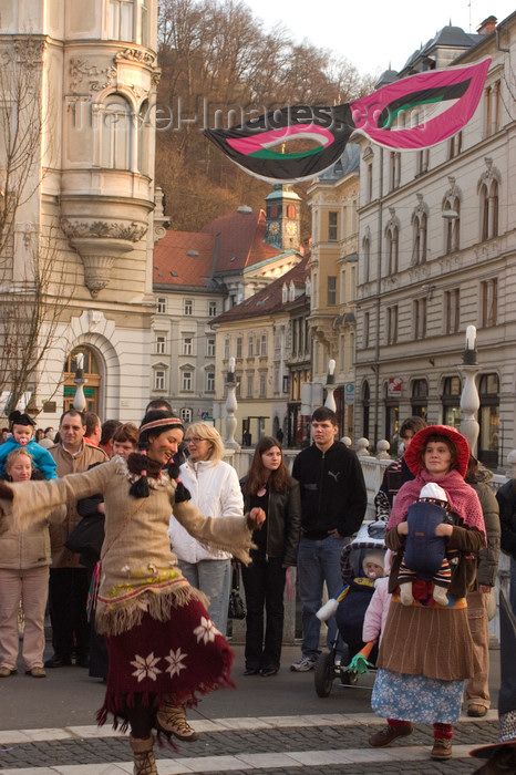 slovenia725: Slovenia - Ljubliana: Pust,  a holiday celebrated 40 days before Easter - Shrove Tuesday - Mardi Gras - Carnival - photo by I.Middleton - (c) Travel-Images.com - Stock Photography agency - Image Bank