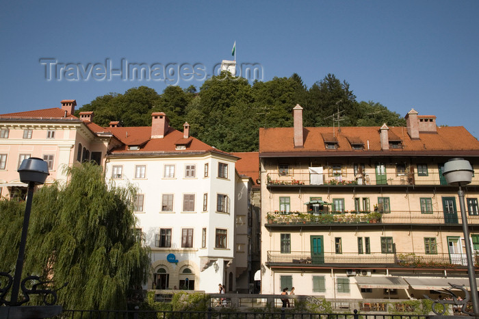 slovenia734: Slovenia - Ljubliana: along the Ljubljanica River - photo by I.Middleton - (c) Travel-Images.com - Stock Photography agency - Image Bank