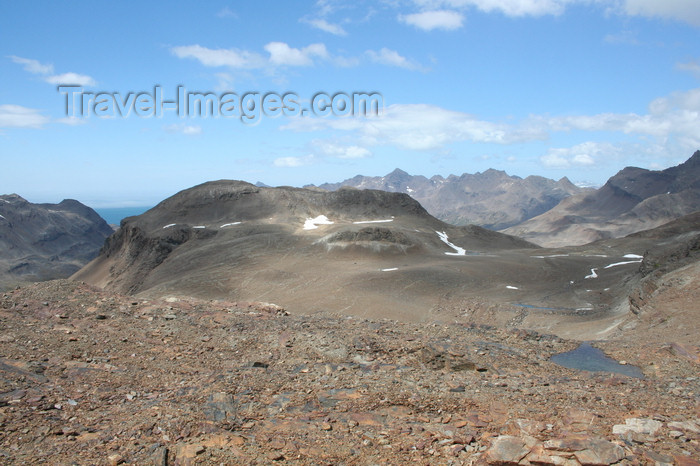 south-georgia60: South Georgia - Husvik - mountain landscape - Antarctic region images by C.Breschi - (c) Travel-Images.com - Stock Photography agency - Image Bank