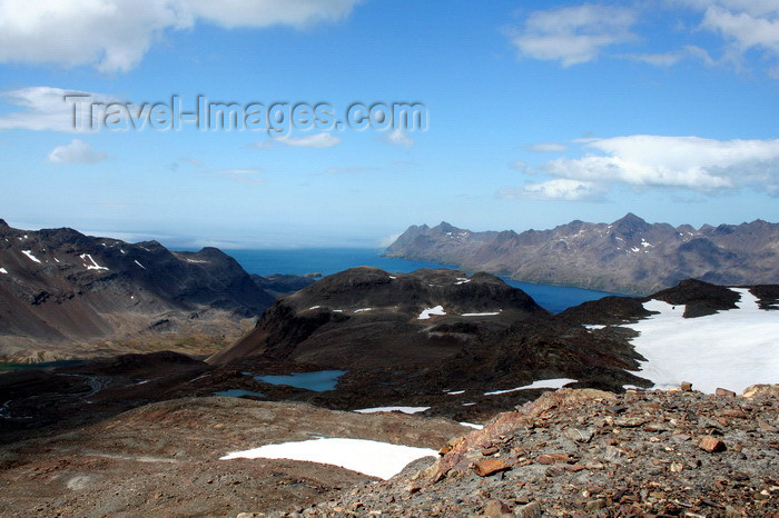 south-georgia64: South Georgia - Husvik - above Stromness Bay - Antarctic region images by C.Breschi - (c) Travel-Images.com - Stock Photography agency - Image Bank