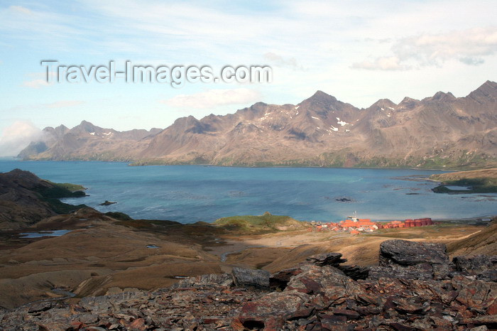 south-georgia70: South Georgia - Hutsvik - Stromness bay - Antarctic region images by C.Breschi - (c) Travel-Images.com - Stock Photography agency - Image Bank