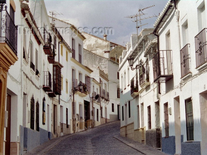 spai180: Spain / España - Ronda (Andalucia - provincia de Malaga): street in La Ciudad - photo by M.Bergsma - (c) Travel-Images.com - Stock Photography agency - Image Bank