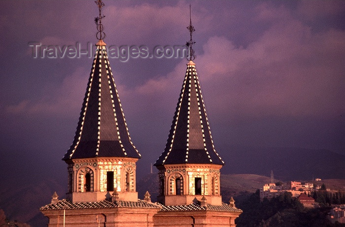 spai183: Spain / España - Granada: Alcaiceria - mudejar towers - photo by F.Rigaud - (c) Travel-Images.com - Stock Photography agency - Image Bank