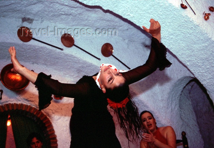 spai184: Spain / España - Granada: Alcaiceria - flamenco dancer - photo by F.Rigaud - (c) Travel-Images.com - Stock Photography agency - Image Bank