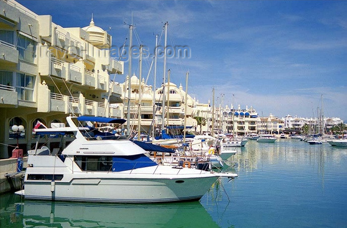 spai201: Spain / España - Benalmádena Costa  (provincia de Malaga - Costa de Sol): marina / Puerto Deportivo - photo by D.Jackson - (c) Travel-Images.com - Stock Photography agency - Image Bank