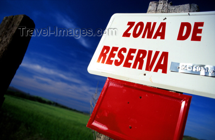 spai277: Spain - Cadiz - reservation zone - signal - photo by K.Strobel - (c) Travel-Images.com - Stock Photography agency - Image Bank