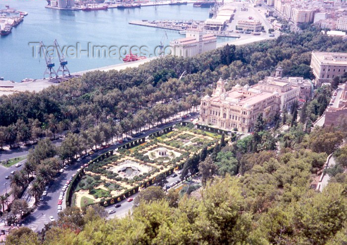 spai4: Spain / España - Malaga / AGP : by the port - el puerto - paseo del Parque de Gibralfaro (Andalucia - Costa del Sol - (c) Travel-Images.com - Stock Photography agency - Image Bank