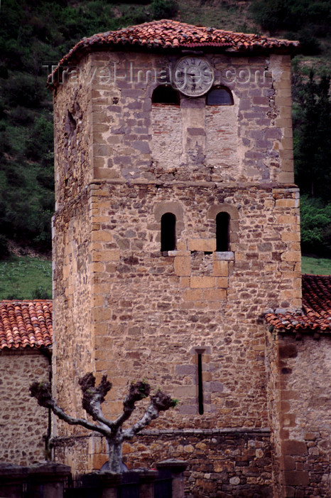 spai421: Spain - Cantabria - Potes - tower - photo by F.Rigaud - (c) Travel-Images.com - Stock Photography agency - Image Bank