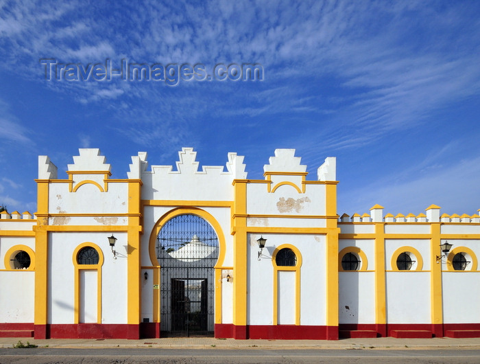 spai477: Ayamonte, Huelva, Andalucia, Spain: Moorish façade on the N-431- photo by M.Torres - (c) Travel-Images.com - Stock Photography agency - Image Bank