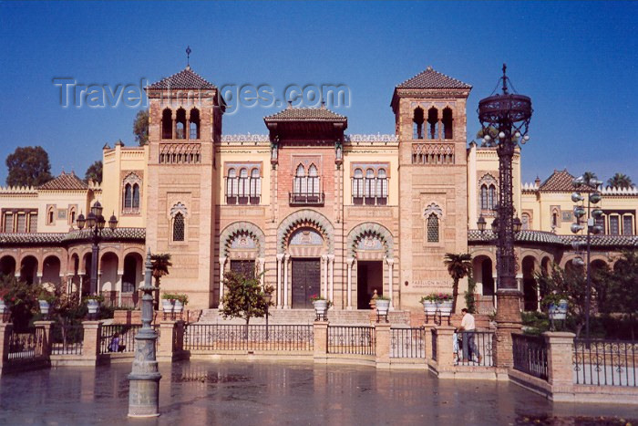 spai5: Spain / España - Spain - Seville/ Sevilla / SVQ: late Mudejar - the Archeologiacal Museum - Maria Luisa park - photo by M.Torres - (c) Travel-Images.com - Stock Photography agency - Image Bank